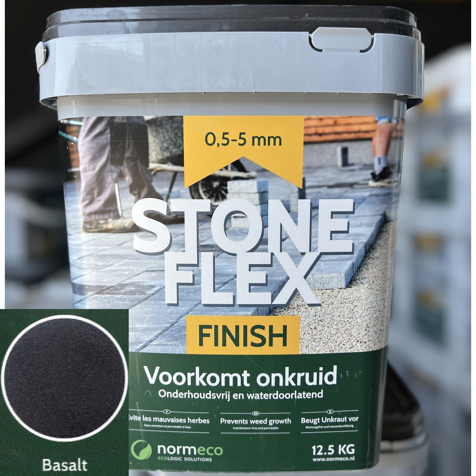 Dansand No Grow Stone Dust Onkruidwerend Voegzand Dark 20kg Tuinvisie