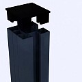 *Profi-Fence PVC Paalkap 75x75mm