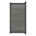 Poort Profi-Fence | 97x186cm | Natural Light Grey | Horizontaal | Antraciet aluminium frame