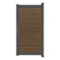 Poort Profi-Fence | 97x186cm | Rhombus Stripe | Horizontaal | Antraciet aluminium frame