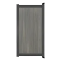 Poort Profi-Fence | 97x175cm | Natural Light Grey | Verticaal | Antraciet aluminium frame