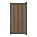 Poort Profi-Fence | 97x197cm | Rhombus Stripe | Verticaal | Antraciet aluminium frame