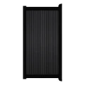 Poort Profi-Fence | 97x186cm | Rhombus Solid Black | Verticaal | Zwart aluminium frame