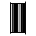 Poort Profi-Fence | 97x186cm | Sight 50 - Black | Verticaal | Zwart aluminium frame