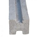 *Betonpaal Tussenpaal zonder pin Grijs 10x11x100+60cm
