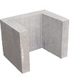 *U-element 30x30x40cm grijs