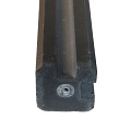 Betonschuttingpaal Antraciet 11.5x11.5x130cm hoeksp. 72cm