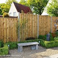 *Betonpaal Recht 110cm Toog 120cm U205 Grijs 10x10x207cm