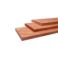 Douglas fijnbezaagde plank 15x140x1800mm  groen ge?mpregneerd