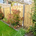 Tuinscherm grenen 17 planks 16mm recht rvs geschroefd 180/90 x 180 cm verticaal