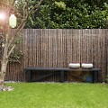 *Bamboe rolscherm Black, 200x180cm