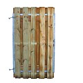 Poort 80cm Grenen Stalen Frame 80x180cm