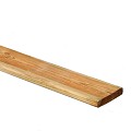 *Plank Grenen geschaafd afgerond 18x95x1800mm   OP=OP