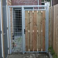 Verzinkt stalen kozijn voor kader poort 100x190cm inclusief scharnieren