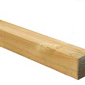 *Vierkantpaal Grenen 88x88x1200mm. Geimpregneerd