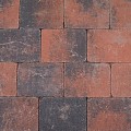 Kobbelstone Getrommeld Rood/Zwart