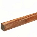 Azobe paal ruw 50x50x600mm OP=OP