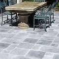 Slates Marmer Antique Blue Light Soft finish 80x80x3cm Geslepen en getrommeld