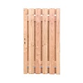Poort 85cm fijnbezaagd XL 20x200mm Douglas Stalen Frame 85x180cm Verticaal