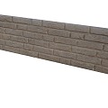 Betonplaat Baksteenmotief dubbelzijdig Bruin 184x36x4,8cm (levertijd ca. 4 weken)