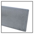 Betonplaat Glad dubbelzijdig Grijs 184x26x3.4cm (levertijd ca. 2 weken)