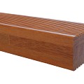 *Bangkirai vingerlasbalk 40x60x3950mm te gebruiken als onderbalk voor vlonder