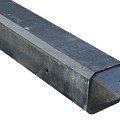 *Betonpaal Classica Glad antraciet 10x10x275cm tussen sponning 74cm met punt
