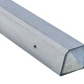 Betonpaal Classica Glad Grijs 10x10x275cm hoek sponning 37cm met punt (levertijd ca. 4 weken)