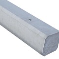 Betonpaal Plat Glad Stampgrijs 10x10x275cm tussen sponning 37cm