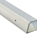 Betonpaal Classica glad Punt Wit 10x10x195cm hoek sponning 74cm (ca. 4 weken levertijd)