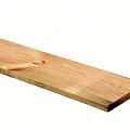 *Plank Grenen geschaafd afgerond 17x140x1800mm