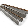 *Cortenstaal 5cm opsluitkap 5x6x200cm op=op