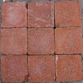 *Restpartij Koppelstones Robijn-Rood 20x20x6cm