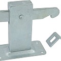 Poortvastzetter vloermodel verzinkt 120x60mm