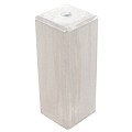 *Betonpoer amsterdam Wit 17x17x60cm schroefhuls M16