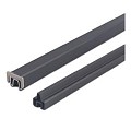 *Profi-Fence Aluminium Begin- /eind set 179cm RAL 9007