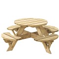 Ronde Kinderpicknicktafel 28mm dik Jimmy ge‹mpregneerd bladmaat  63cm