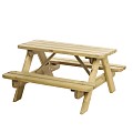 Junior picknicktafel Bj”rn, bladmaat 90 x 38,5 cm, groen ge‹mpregneerd.