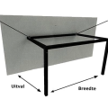 Aluminium pergola muuraanbouw