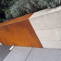 *Cortenstaal t.b.v. 15x15 blok afsluitkap 15x43x200cm (BxHxL)