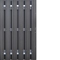 Poort 90cm 9 planks WPC Stalen Frame 90x180cm Verticaal