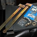 *H&S Kelderbandslot en boerenklinkstel Houten Frame