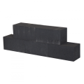 *Lineablok Antraciet 15x15x30cm strak /AK