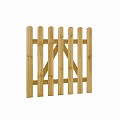 *Rechthek Poort glad grenen 90x100cm