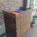 Container ombouw wilgenscherm Dubbel