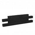 *Aanbieding Garden Wall Black 12x12x60 cm