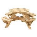 Ronde Kinderpicknicktafel 28mm dik Jimmy ge‹mpregneerd bladmaat  63cm