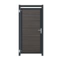 Composiet Poort Profi-Fence Cloudy Grey 100x190cm - Antraciet Frame (RAL 7016) Horizontaal