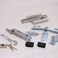 *Hang- en sluitwerk compleet Cilinder slotset RVS t.b.v. nieuw Stalen frame