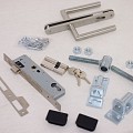 *Hang- en sluitwerk compleet Cilinder slotset RVS t.b.v. nieuw Stalen frame